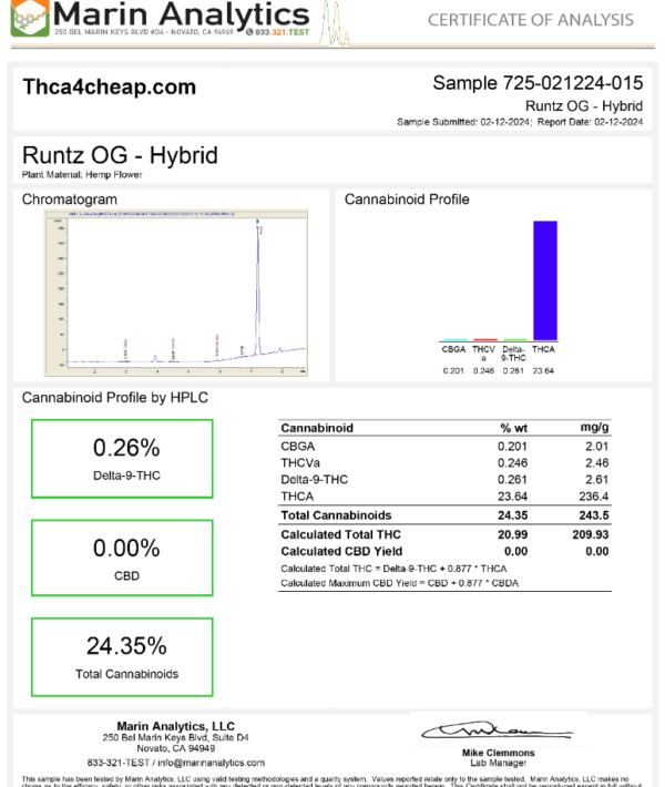 Runtz OG Strain THCA Smalls | 69.99 Cheap Ounce - Image 2